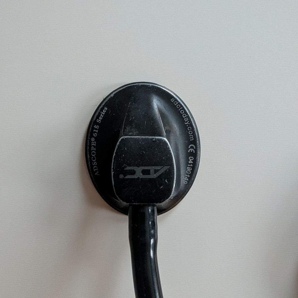 Adscope Black Stethoscope - Picture 2 of 4